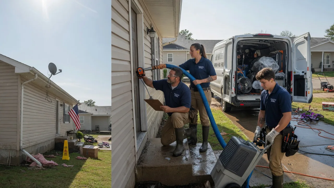 Ceiling Water Damage Restoration in George, IA near me